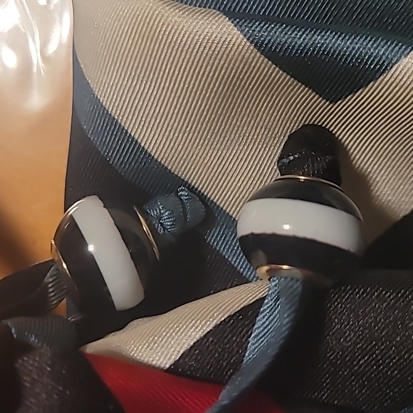 Zara Geometric Satin Wide Leg Pants, Med - Picture 9 of 9